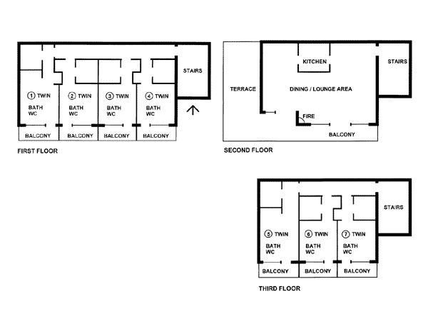 Chalet la Saulire Val d’Isere Floor Plan 1